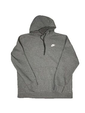 Nike Men's Sportswear Club Fleece Pullover Hoodie (Style 804346) Size XL Grey
